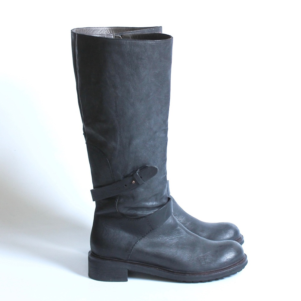 Henry Beguelin Low Heel Tall Leather Boots